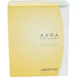 Jacomo Aura Eau de Toilette 40ml – Frischer, blumiger Duft - Jacomo Aura Eau de Toilette für Damen (40 ml) vereint frische Zitrusnoten mit floralen Akzenten. Ideal für Alltag und besondere Anlässe, sorgt dieser Duft für eine elegante Ausstrahlung.