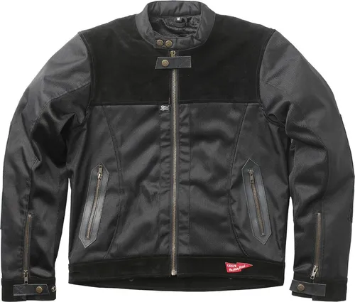 Fuel Motorradjacke Arizona 3XL - Funktionale Textiljacke - Funktionsjacke aus strapazierfähigem Polyester und Rindsleder, ideal für Motorradfahrer, bietet optimalen Schutz und Komfort in 3XL Größe.