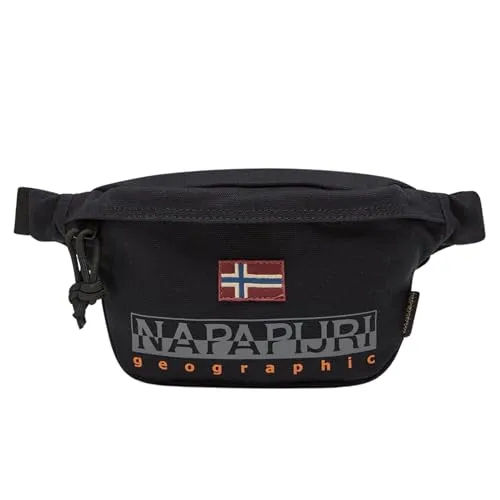 Napapijri Bauchtasche Hering Wb 4 NP0A88UW - Stilvolle Bauchtasche in Black Beauty für Herren, aus robustem Polyester gefertigt, ideal für den täglichen Gebrauch und praktische Aufbewahrung.