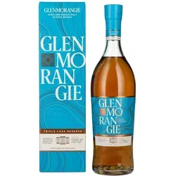 Glenmorangie Triple Cask Reserve - Highland Single Malt Scotch Whisky - Whisky, meisterhaft gereift in Bourbon-, Eichen- und Roggenfässern für eine einzigartige Aromavielfalt mit Noten von Geißblatt, Birne und Gewürzen.
