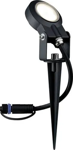 Paulmann Plug&Shine LED-Gartenstrahler 6 W Warm-Weiß - Lampen - 24V Pflanzenleuchte mit Erdspieß für Lichtakzente im Garten, inklusive integriertem LED-Leuchtmittel und warmweißem Licht (3000 Kelvin)