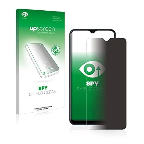 upscreen Anti-Spy Blickschutzfolie für Samsung Galaxy A10 / Samsung Galaxy M10 Made in Germany, Privacy Displayschutz-Folie [Blaulichtfilter]