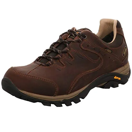 Meindl Caracas GTX Herren Schuh - Dunkelbraun, Größe 41 - Wanderschuhe mit GORE-TEX® für Wasserdichtigkeit und Vibram® Sohle für beste Trittsicherheit. Ideal für Freizeitaktivitäten und genussvolle Wanderungen!