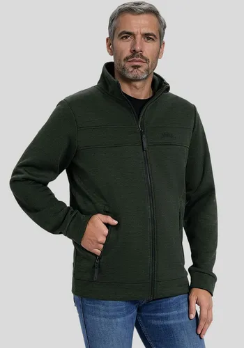 Kjelvik Strickfleecejacke Herren Jacke Wilco Fleecejacke Strickfleece mit leichtem Fleecefutter, Soft Touch