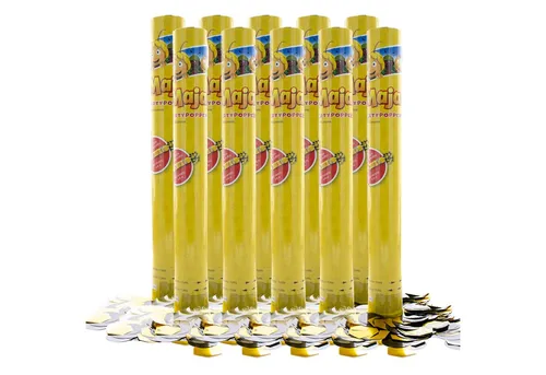 Party Factory Konfetti Party Factory Biene Maja Party Popper 10er Set, 40 cm Konfettikanone, Effekt bis zu 8 Meter Höhe