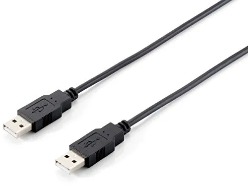 Equip USB Kabel A -> A St/St 3.00m sw Polybeutel