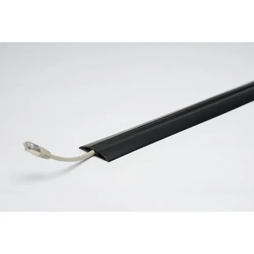 EHA Toploader Kabelbrücke 3,0 m schwarz - Kabelbrücke aus Weich-PVC, ideal für die sichere Verlegung von Kabeln. Breite 6,2 cm und Höhe 1,2 cm sorgen für optimale Abdeckung und Schutz.