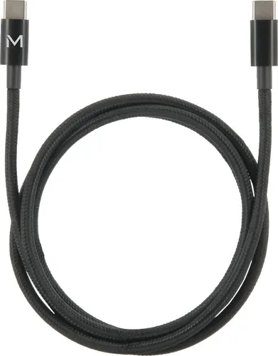 Mobilis Cable USB C / USB C - 1m - 100W - Black