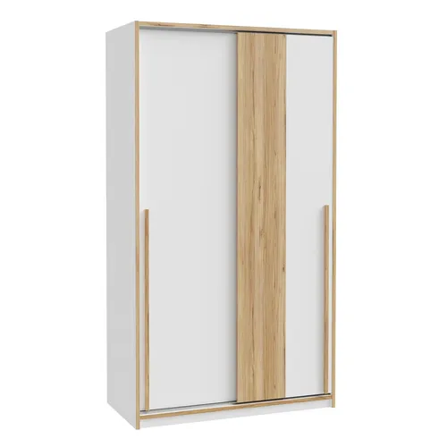 Kleiderschrank Catania Eiche in weiß von Roller