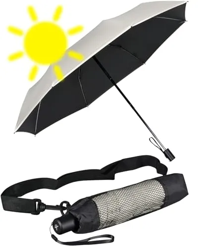 iX-brella City Trekking Sonnen-Regenschirm in grau von iX-brella