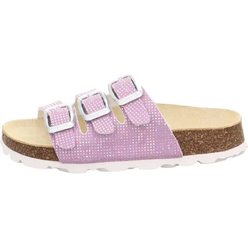 Superfit Mädchen FUSSBETTPANTOFFEL Hausschuhe, LILA 8500 von Superfit