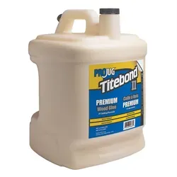 Titebond II Holzleim - Premium Wood Glue D3 8,12 l - Klebeprodukte, einkomponentiger Holzleim mit D3 Wasserbeständigkeit, ideal für Außenprojekte wie Gartenmöbel und Vogelhäuser, bietet sofortige Haftung und schnelle Aushärtung.
