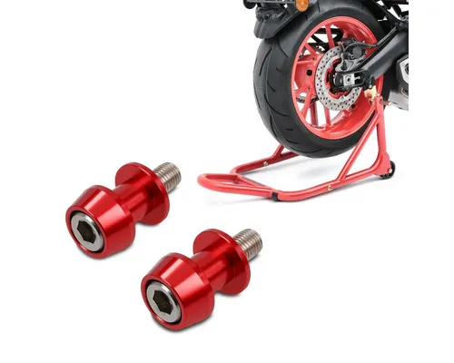 ConStands Motorradheber Set mit Racingadapter S6 - Werkstatteinrichtung für sichere und komfortable Motorradwartung, inklusive Prismabuchsen-Racingadapter für optimale Stabilität.
