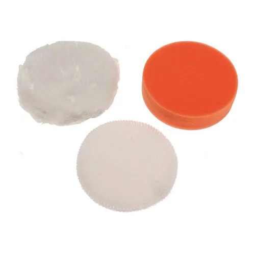 BGS-9259-4 Polierhauben-Satz, 100 mm, 3-tlg.