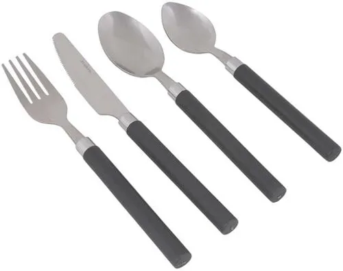 Bo-Camp Besteckset, 16-teilig, grau