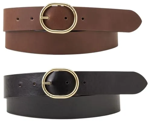 Levi's ARLETHE GÜRTEL Damen Ledergürtel, Gr. 100, braun-schwarz - Modischer Damen-Ledergürtel von Levi's® in braun-schwarz, reversible und ideal für vielseitige Freizeit-Outfits. Weiches Leder und stufenlos verstellbare Einfachdornschließe für optimalen Tragekomfort.
