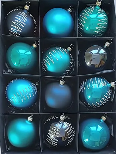 Weihnachtsbaumschmuck Blau von Lichte