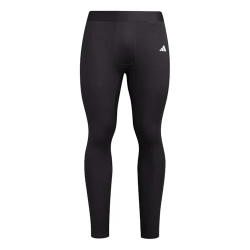 Adidas TF Tight - Schwarz: Hochwertige Sporttights - Tights aus recycelten Materialien mit antimikrobieller Wirkung gegen Gerüche, perfekter Sitz dank 3D geformter Tasche und konstruierter Techfit-Bund.