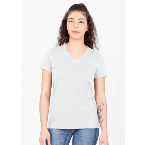 JAKO Freizeit-Shirt Organic (Bio-Baumwolle) weiss Damen, Größe: 48