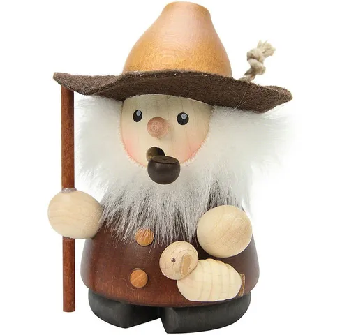 Christian Ulbricht Räuchermännchen Schäfer natur (9,5cm) von Christian Ulbricht