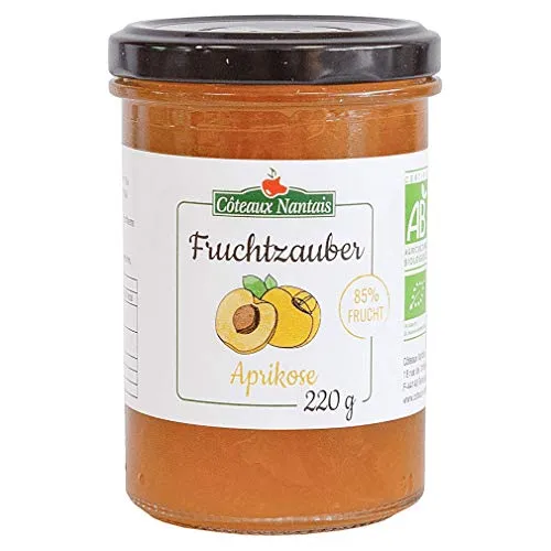 Coteaux Nantais, Bio Fruchtzauber Aprikose, Brotaufstrich Aprikose, 1x 220g