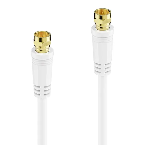 3m SAT Kabel Digital Koaxialkabel F-Stecker Antenne KOAX TV HDTV UHD 4K 135dB