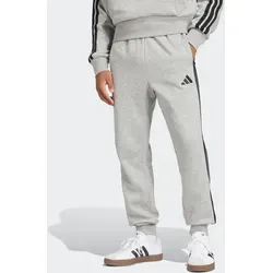 adidas Herren Essential Three Stripes Fleece Pant in grau von adidas