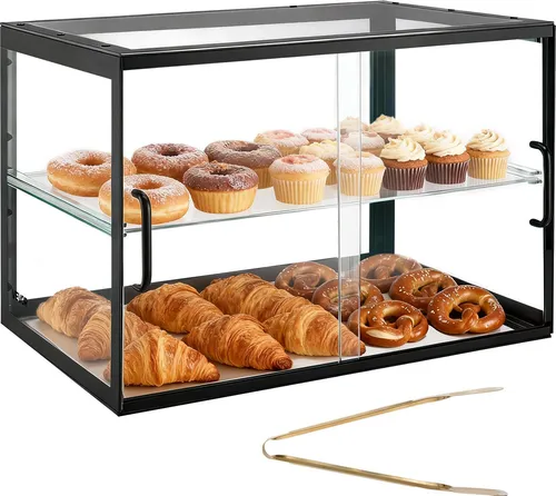 VEVOR Gebäckvitrine 2-stöckig aus Acryl