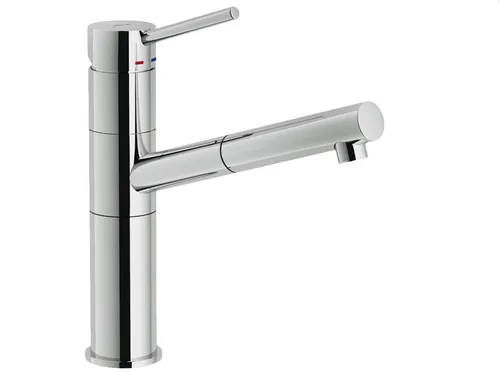 Systemceram Snow Edelstahlfinish Hochdruckarmatur