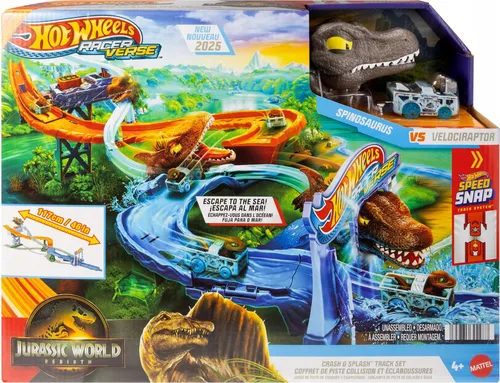 Hot Wheels Raceverse Jurassic World Crash & Splash Cluespiel