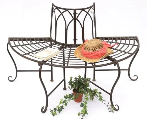 DanDiBo Baumbank Metall Wetterfest 127 cm von DanDiBo