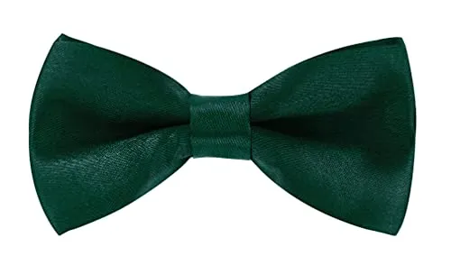 axy Kinderfliege, Jungen Fliege, bereits gebunden, Konfirmation verstellbar KFLI1 (Grün)