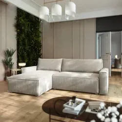 Masseno Ecksofa BESMIR mit Schlaffunktion, L-Form in gelb von Masseno