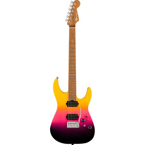 Charvel PM DK24 HH 2PT CM MLBU B-Stock E-Gitarre - B-Stock E-Gitarre in Malibu Sunset mit Speed Neck und Seymour Duncan Tonabnehmern für erstklassigen Sound und Spielkomfort. Ideal für kreative Musiker!