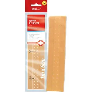 WUNDmed Pflaster Wundpflaster, 1 Stück, atmungsaktiv, sensitiv, 100 x 6cm