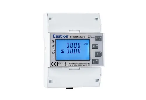 Produktbild EASTRON SDM630 v2 Dreiphasiger Multifunktionaler Stromzähler 100A