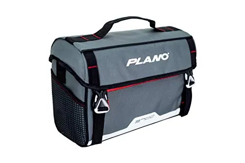 Plano Uni-Erwachsene Weekend Series 3700 Softsider Angeltasche, Grau/Rot