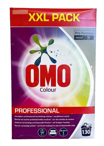 OMO Professional Color 8,4 kg XXL Pack - Für leuchtende Farben - Waschmittel für Buntwäsche, entfernt effektiv Flecken und Gerüche, schützt Farben und verlängert die Lebensdauer Ihrer Textilien.