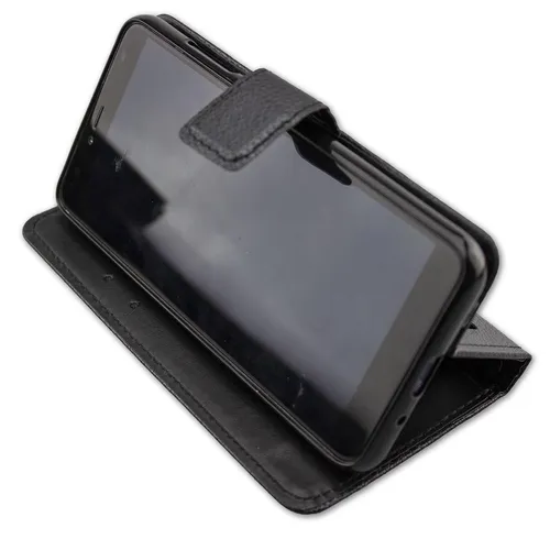 caseroxx Bookstyle-Case für Gigaset GS100 in schwarz aus Kunstleder