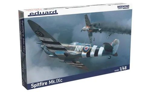 Eduard 84183 Spitfire Mk.IXc Weekend Edition 1/48 - Flugzeug Bausatz im Maßstab 1:48, ideal für Modellbau-Enthusiasten mit detaillierten Teilen und einfacher Montage.