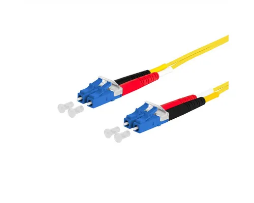 Metz Connect OpDAT Patchkabel Glasfaserkabel, (200.0 cm), LC-D/LC-D OS2