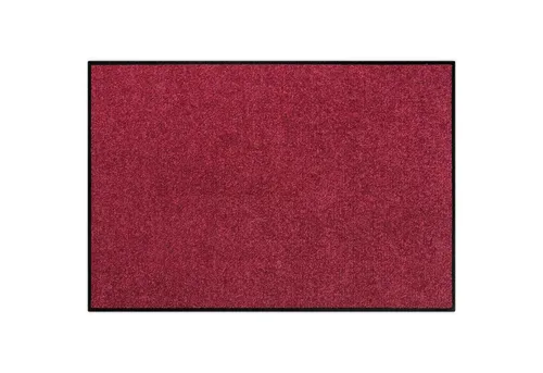 Salonloewe Läufer Fußmatte 75 x 120 cm Uni Weinrot - Schmutzfangläufer, pflegeleicht und rutschfest, ideal für Innen- und Außenbereiche. Waschbar bis 60 Grad, strapazierfähig und allergikerfreundlich.