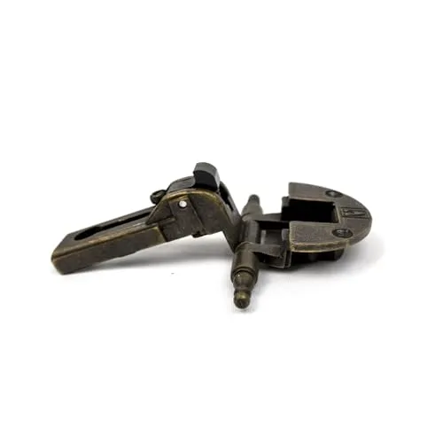Scharnier für Türen aus Schmiedeholz, bronzefarben, Durchmesser 35 mm