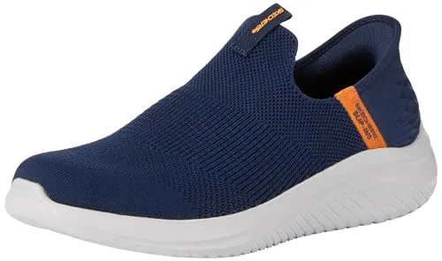 Skechers Sneakers - Sports Shoes in Navy Textile with Orange Trim, 31 EU - Sneaker für Jungen, atmungsaktives Material und stylisches Design für optimale Bewegungsfreiheit und Komfort.