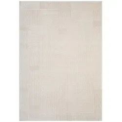 Carpet City Teppich FLAIR177 - Rechteckiger Kurzflor-Teppich im Skandi-Stil, ideal für Wohnzimmer. Pflegeleicht, strapazierfähig und mit einer Höhe von 11 mm für zusätzlichen Komfort.