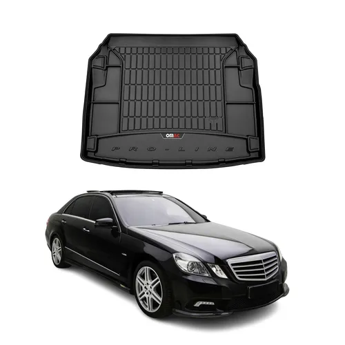 OMAC Gummi Kofferraumwanne für Mercedes E Klasse W212 (2009-2016) - Hochwertige Kofferraumwanne aus TPE, wasserfest und hitzebeständig. Einfache Installation und rutschfeste Oberfläche für optimalen Schutz des Kofferraums.