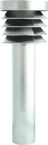 Lüftungsstutzen GWC Edelstahl Ø 350 mm - Robuster Lüftungsstutzen GWC aus Edelstahl für eine zuverlässige Frischluftzufuhr. Mit 120 cm Höhe und flexibler Anschlussmöglichkeit ist er ideal für Heiz- und Lüftungssysteme geeignet.