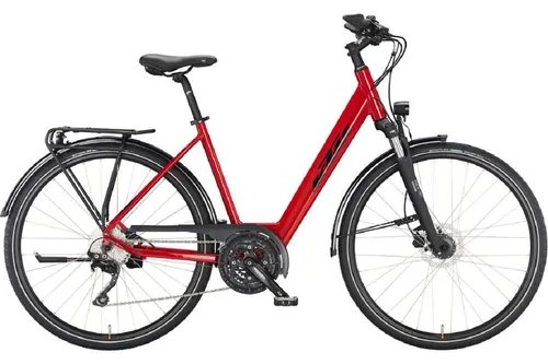 KTM Veneto Disc 30 Damen Fahrrad rot 2024 von KTM