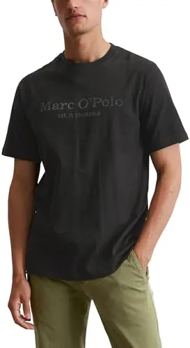 Marc O'Polo Herren T-Shirt B21222051230, Schwarz, XS in schwarz von Marc O'Polo