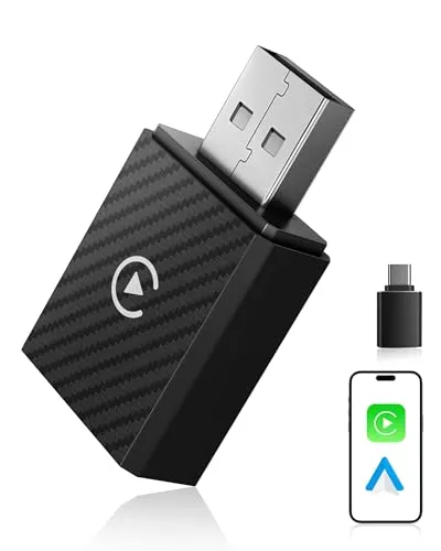 WityEye 2 In 1 CarPlay und Android Auto Wireless Adapter